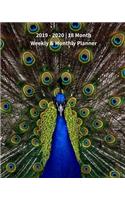 2019 - 2020 18 Month Weekly & Monthly Planner