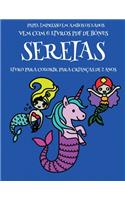 Livro para colorir para crianças de 2 anos (Sereias)