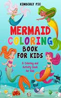 Mermaid Coloring Book for Kids
