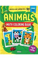 Animals Math Coloring Book