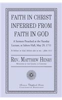 Faith in Christ Inferred from Faith in God