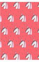Journal Notebook Sketchy Unicorns Pattern 4: 110 Page Plain Blank Journal For Drawing, Writing, Doodling In Portable 6 x 9 Size.(44 Wordworthy Series Unlined)
