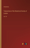 Transactions of the Obstetrical Society of London