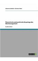 Theoretische und praktische Ursprünge des Wertmanagement