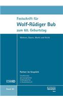Festschrift Fur Wolf-Rudiger Bub Zum 60. Geburtstag