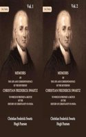 Memoirs of the Life and Correspondence of the Reverend Christian Frederick Swartz To which is Prefixed a Sketch of the History 2 Vols. Set
