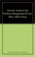 Security Analysis and Portfolio Management B.Com, BBA, MBA Orissa
