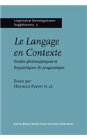Le  Langage en Contexte