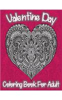 Valentine Day Coloring Book For Adult