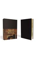 NASB, Reference Bible, Giant Print, Personal Size, Leather-Look, Black, Red Letter Edition
