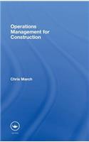 Operations Management for Construction