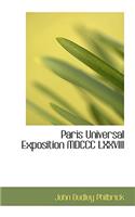 Paris Universal Exposition MDCCC LXXVIII