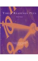 Timed Readings Plus Book 10: 25 Two-Part Lessons with Questions for Building Reading Speed and Comprehension