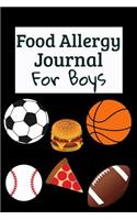 Food Allergy Journal For Boys