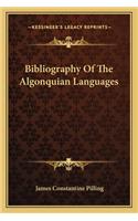 Bibliography Of The Algonquian Languages: (English)