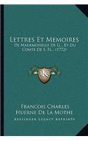 Lettres Et Memoires
