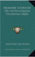 Memorie Istoriche Dei Sette-Comuni Vicentini (1820): (Italian)
