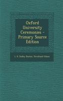 Oxford University Ceremonies