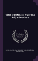 Table of Distances, Water and Rail, in Louisiana