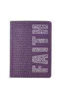 Journal Lux-Leather Faith Purple Hebrews 11:1