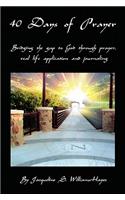 40 Days of Prayer: Bridging the Gap to God Through Prayer, Real Life Application and Journaling