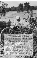 World War Two Intelligence Bulletin November 1942