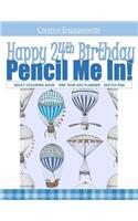 Happy 24th Birthday Adult Coloring Book for Men