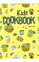 Kids Cookbook Ages 9-12: Blank Recipe Cookbook Journal V2