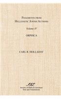 Fragments from Hellenistic Jewish Authors, Volume IV, Orphica: Orphica
