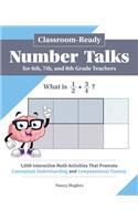 Classroom-Ready Number Talks for Sixth, Seventh, and Eighth Grade Teachers