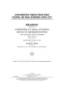 Anticompetitive threats from public utilities
