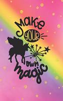 Make Your Own Magic Unicorn Journal: Writing Journal, Doodle Book, Lined, Great Gift 6x9 inches