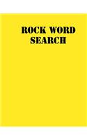 rock Word Search