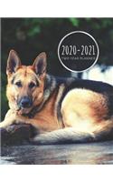 2020-2021 Two Year Planner: German Shepherd Planner January 1, 2020 to December 31, 2021 Weekly & Monthly Planner + Calendar Views 2 Year Dog Calendar 24 Month Agenda Planner G