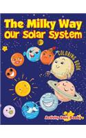The Milky Way: Our Solar System coloring book(English)
