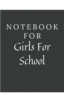Notebook For Girls For School