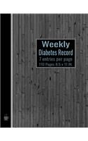 Weekly Diabetes Record