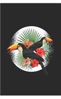 Toucan Tropical Circle: Toucans Notebook, Dotted Bullet (6" x 9" - 120 pages) Animal Themed Notebook for Daily Journal, Diary, and Gift