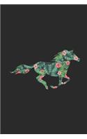 Horse With Flower Pattern