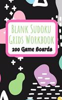 Blank Sudoku Grids Workbook Game Boards