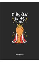 Notizbuch Chicken Wing King Punkteraster