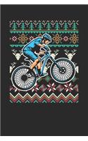 Ugly Christmas - Bicycle: Graph Paper Notebook / Journal (6" X 9" - 5 Squares per inch - 120 Pages) - Ugly Christmas Gift Idea