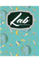 Lab Notebook: Chemistry Laboratory Notebook for Science Student, Research, College, Hypotheses, Experiments and Initial Analysis, Cute Space Cover(78 Lab Notebooks)