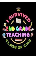 I Survived 2nd Grade Teaching Class Of 2018