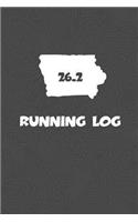 Running Log: Blank Lined Journal for anyone that loves Iowa, running, marathons!