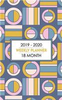 18 Month Weekly Planner 2019-2020