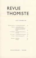 Revue Thomiste - 3/2009: (Revue Thomiste)