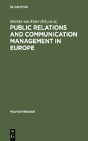 Public Relations and Communication Management in Europe