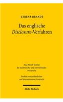 Das englische Disclosure-Verfahren