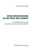 Wege Erwachsener in Die Welt Der Schrift